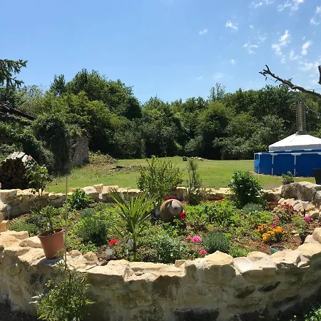 French Fields Luxury Glamping Original Mongolian Yurt Luxe tent